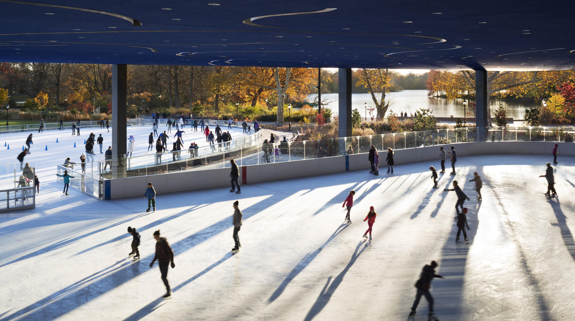 The LaFrak Center Ice Rink in Prospect Park
