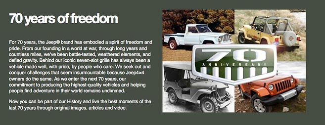Jeep advert