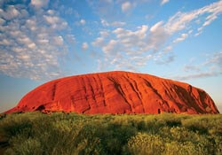 Uluru in the Australian Outback