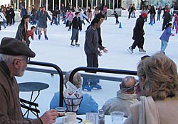 Cafe at ice skating rink