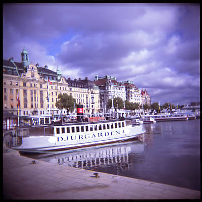 A ferry in Stockholm.