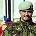 Soldier imaged during a recruitment drive at Trafalgar Square, London.