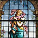 A beautiful stained glass window.