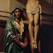 A crucifix and madonna shot on Lubitel 166 in Assumption Church, Chicago.