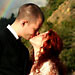 On the way back after the wedding ceremony, nature threw us a surprise: The most fantastic rainbow we'd ever seen!
