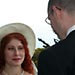 Jack reading his wedding vows to Lauri. Big Sur, California.