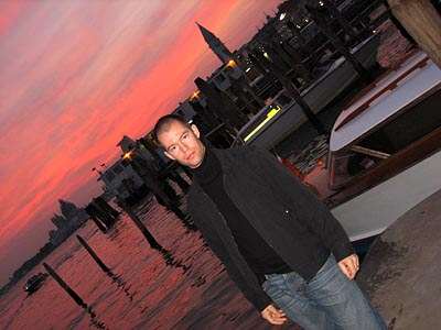 My dear Lauri took a photo of me in Venice.