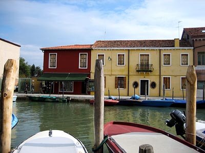Across the canal in Murano, Venice, Italy