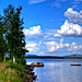 The Sveg lake (Svegsjön) in Härjedalen.