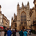 The square outside Bath's famous Abbey church.