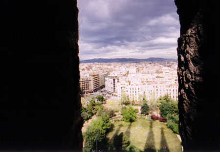 View from Sagrada Familia, Barcelona.