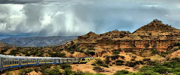 A train in Bolivia