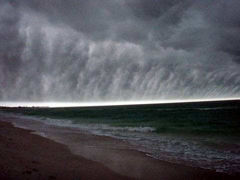 Storm front arriving in Florida