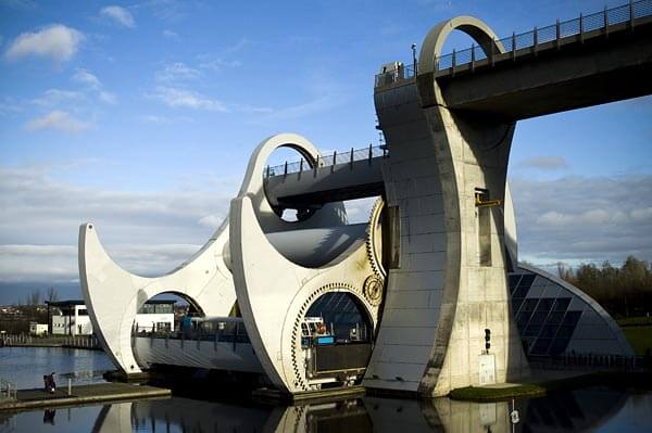 Closer look at the Falkirk Wheel