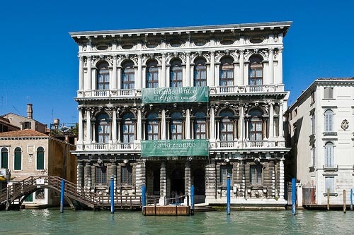 The Ca' Rezzonico Museum seen from the Grand Canal