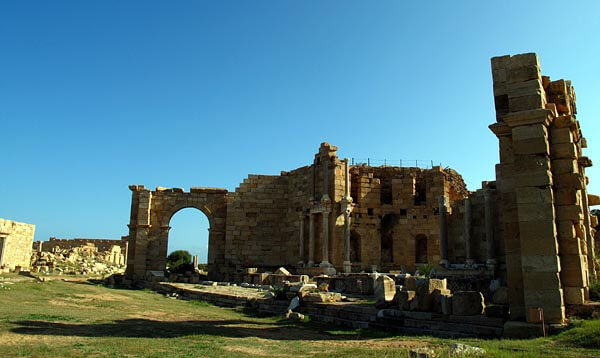 Ruins at Leptis Magna, Libya