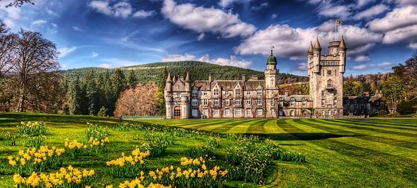 Beautiful Balmoral Castle in the Scottish Highlands