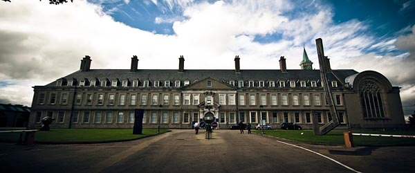 The courtyard of the Irish Museum of Modern Art in Dublin