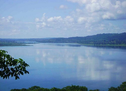 Lake Peten Itza in Guatemala