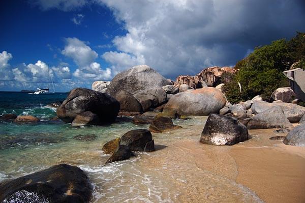 The Baths at Virgin Gorda in the British Virgin Islands