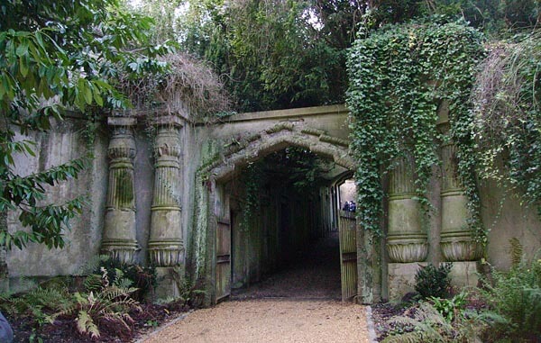 Gate to Highgate Cemetery, London