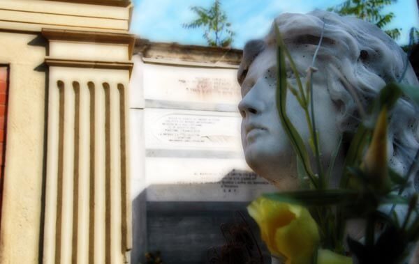 Bust at Capuchin Cemetery in Rome