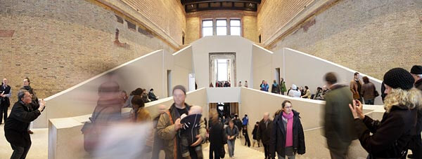 Entrance hall to the Neues Museum in Berlin