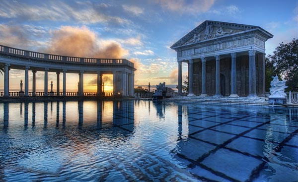 The pool at Hearst Castle