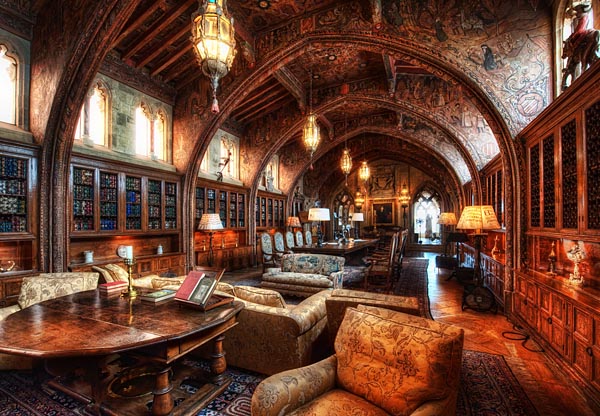 Study in Hearst Castle