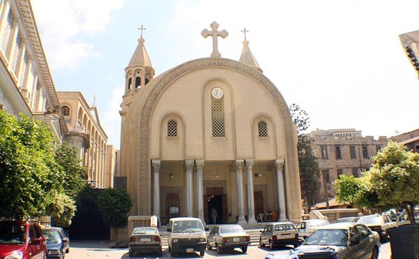 The St Marks Cathedral exterior, Alexandria