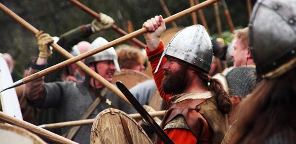 Battle recreation at the Jorvik Viking Centre