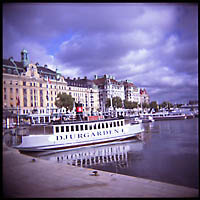 A ferry in Stockholm, Sweden