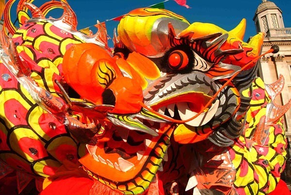 A Chinese dragon