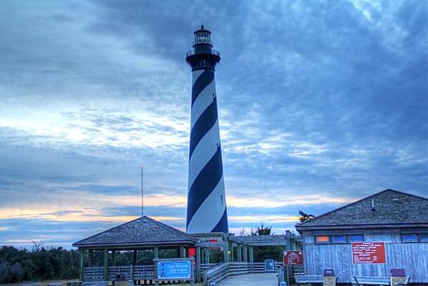 The lighthouse on Cape Hatteras