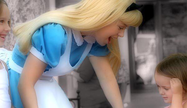 Meeting Cinderella at Disney World