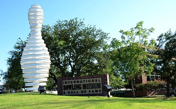 Entrance to the Bowling Museum and Hall of Fame in Arlington, TX