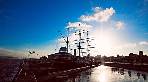 The Discovery Point ship in Dundee, Scotland