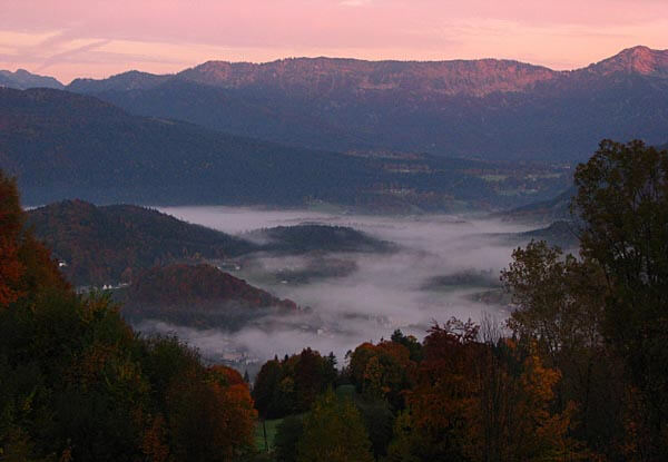 The Berchtesgaden National Park at dawn