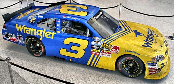 Race car at the NASCAR Hall of Fame