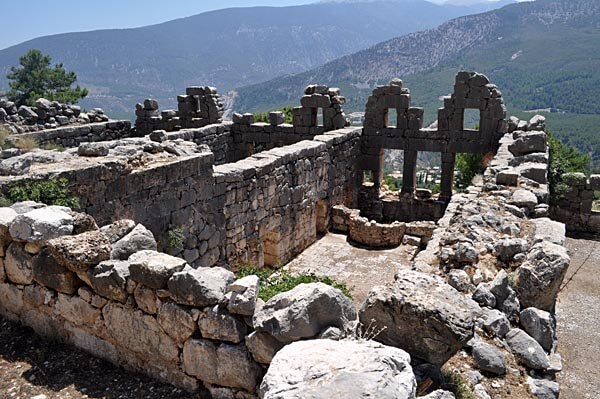 The ruins of Arycanda in Turkey