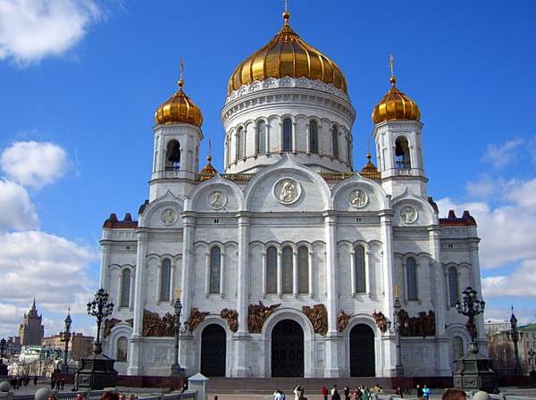 The Cathedral of Christ the Saviour in Moscow