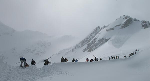 Tour onto Blackcomb Glacier