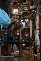 Inside the Mercer Museum, Doylestown