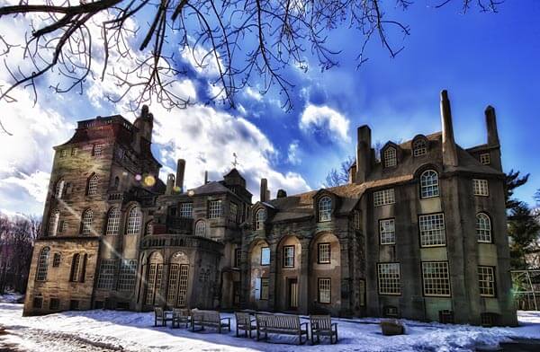 Fonthill Castle, the home of Henry Chapman Mercer