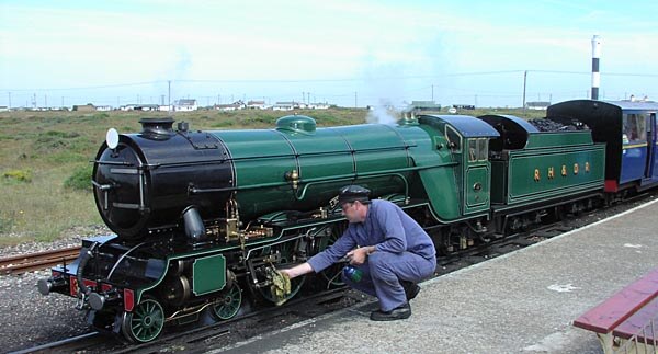 The Romney Hythe and Dymchurch small gauge railway