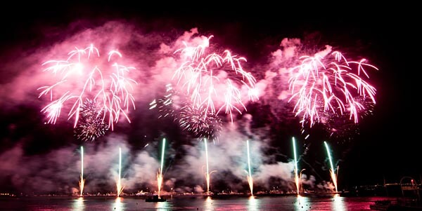 Fireworks at the Cannes festival