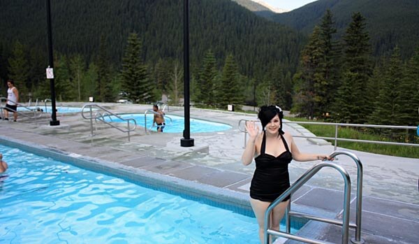 The pools at Miette Hot Springs