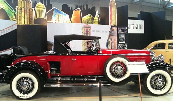 Classic car at the San Diego Automotive Museum