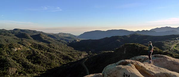 Eagle Rock at Topanga State Park, CA