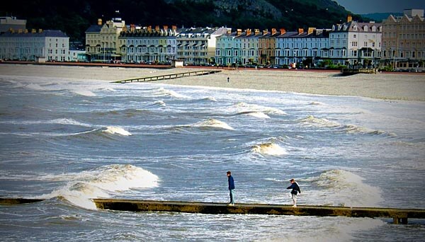 Beach in Llandudno, Wales